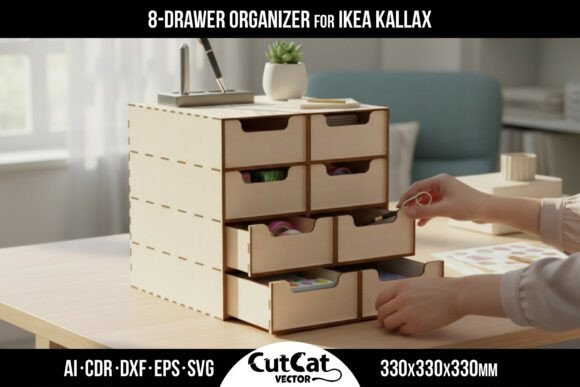 Download 8 Drawer Organizer for IKEA KALLAX DIY - Organizer Collection