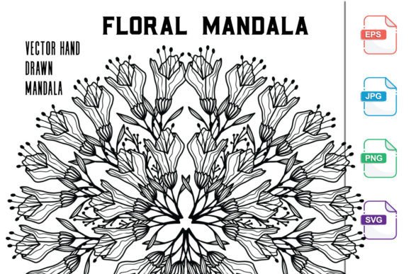 Download Flower Mandalas Coloring for Book - Mandala Collection