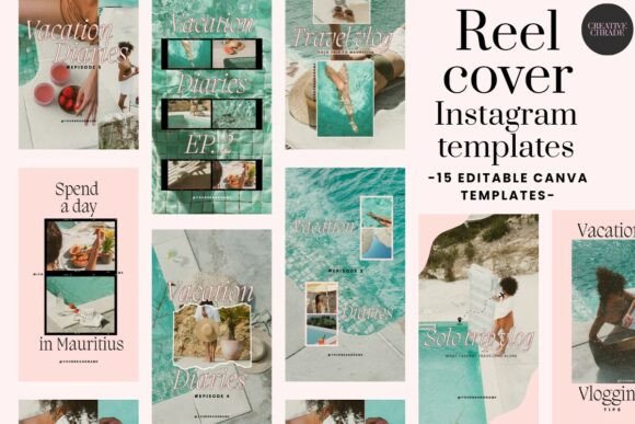 Download Instagram Reel Cover Canva Templates - Canva template Collection
