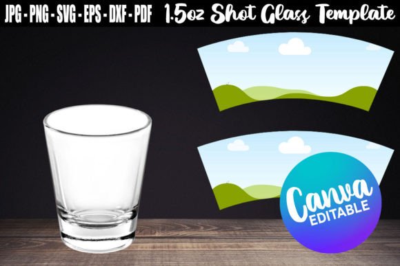 Download 1.5 Oz Shot Glass Canva Template - Canva template Collection