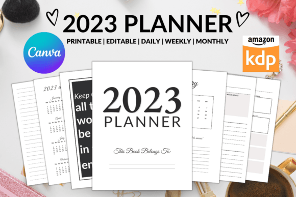 Download 2023 Planner | Canva Template - Canva template Collection