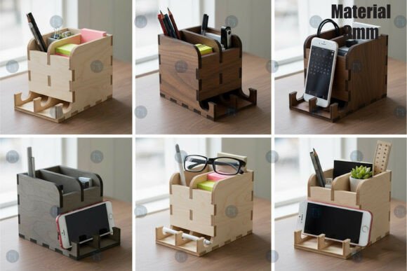 Download Cell Phone Holder with Desk Organizer - Organizer Collection