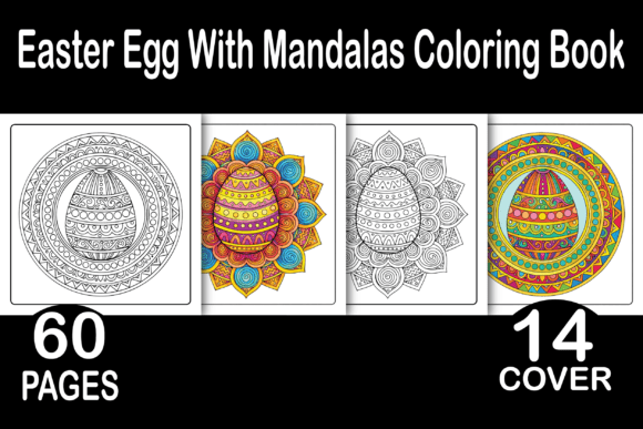 Download Easter Egg with Mandalas Coloring Book - Mandala Collection