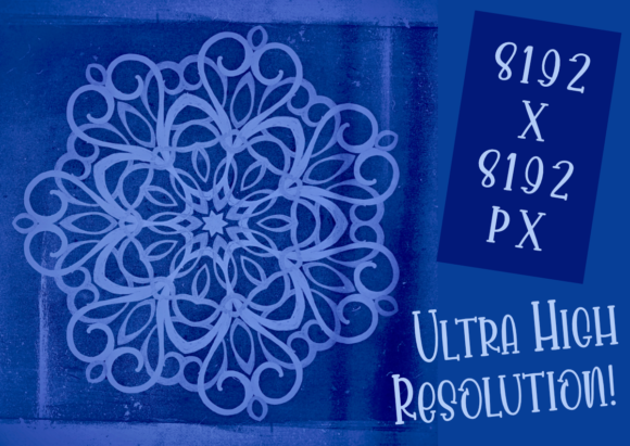 Download Vintage Blue Mandala JPEG Ultra High Res - Mandala Collection