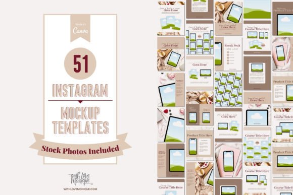 Download Instagram Post Mockup Canva Templates - Canva template Collection